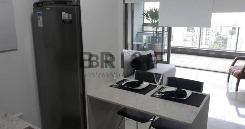 APARTAMENTO PARA LOCAÇÃO NO BROOKLIN - HABITARTE VERDE 41 M², 1 DORM, 1 VAGA MOBILIADO - SÃO PAULO