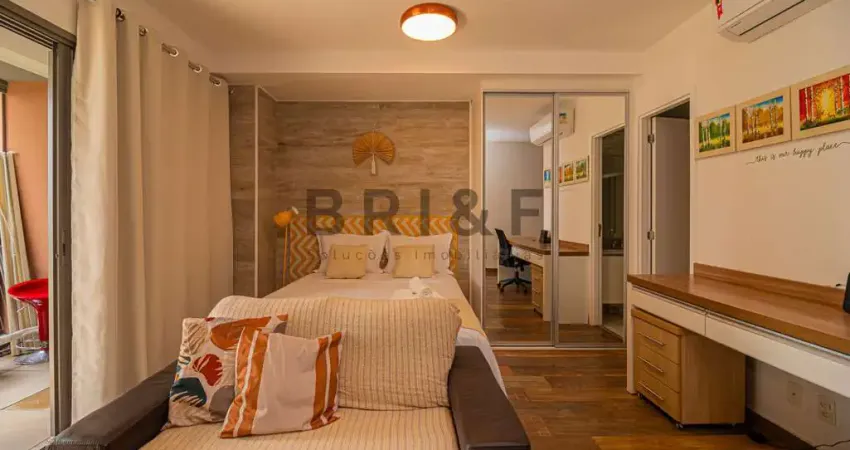 APARTAMENTO PARA LOCAÇÃO NO BROOKLIN - HABITARTE VERDE 43 M², 1 DORM, 1 VAGA MOBILIADO - SÃO PAULO