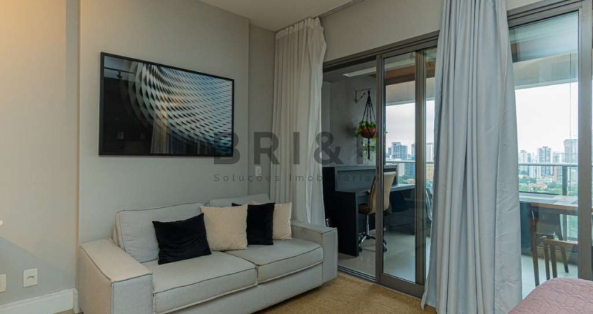 APARTAMENTO PARA LOCAÇÃO HABITARTE 43 M², 1 DORM, 1 VAGA MOBILIADO - BROOKLIN - SÃO PAULO