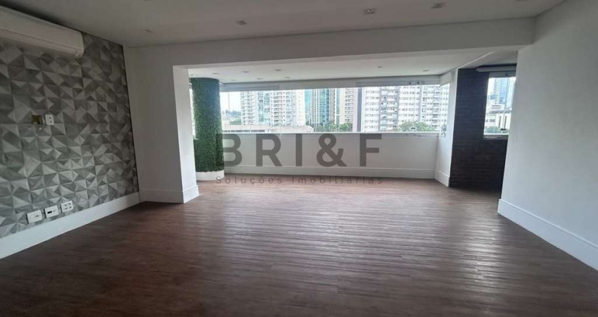 Apartamento para locação no Brooklin, 3 dormitórios, 2 vagas, 119 m² .