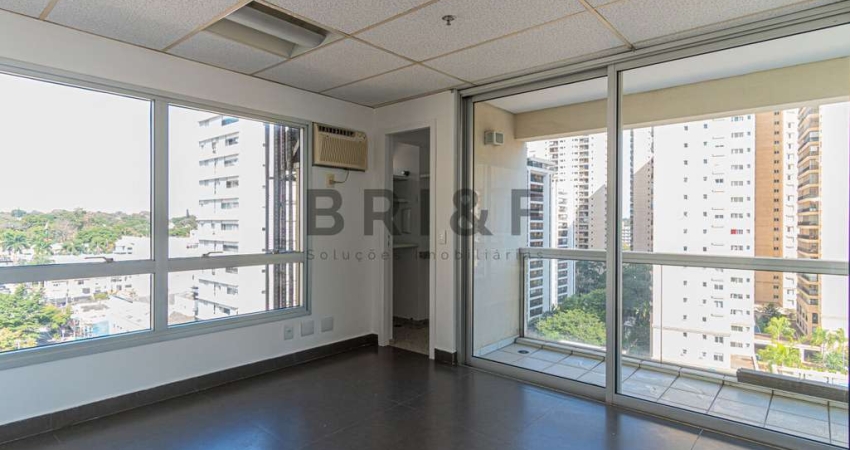 CONJUNTO COMERCIAL BROOKLIN 37M² COM VAGA PRÓXIMO AO METRÔ, PARA VENDA OU LOCAÇÃO