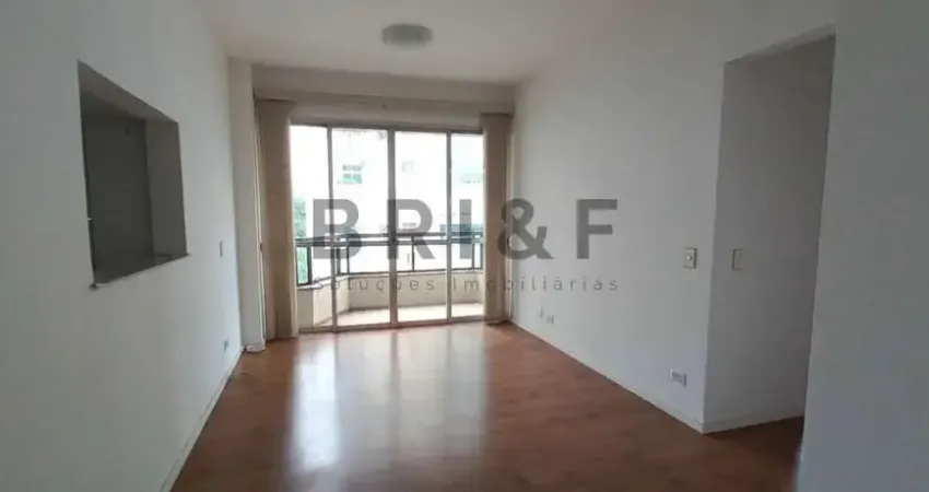 Apartamento para locação, 65m², 2 quartos sendo 1 suíte, 2 varandas, 1 vaga. Campo Belo