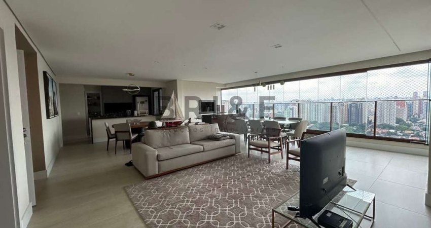 Apartamento para venda ou locação com 3 suites, varanda com churrasqueira, linda vista  no Brooklin