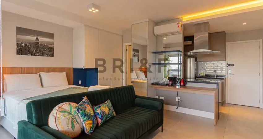 APARTAMENTO PARA LOCAÇÃO E VENDA NO BROOKLIN - HABITARTE VERDE 41 M², 1 DORM, 1 VAGA - SÃO PAULO