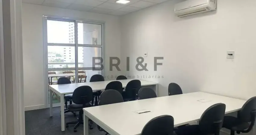 Sala/Conjunto Comercial mobiliada na Chucri Zaidan