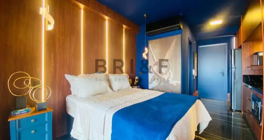 APARTAMENTO NOVO PARA LOCAÇÃO 32 M²  1 VAGA, MOBILIADO E LAZER COMPLETO, PRÓXIMO AO METRÔ BROOKLIN