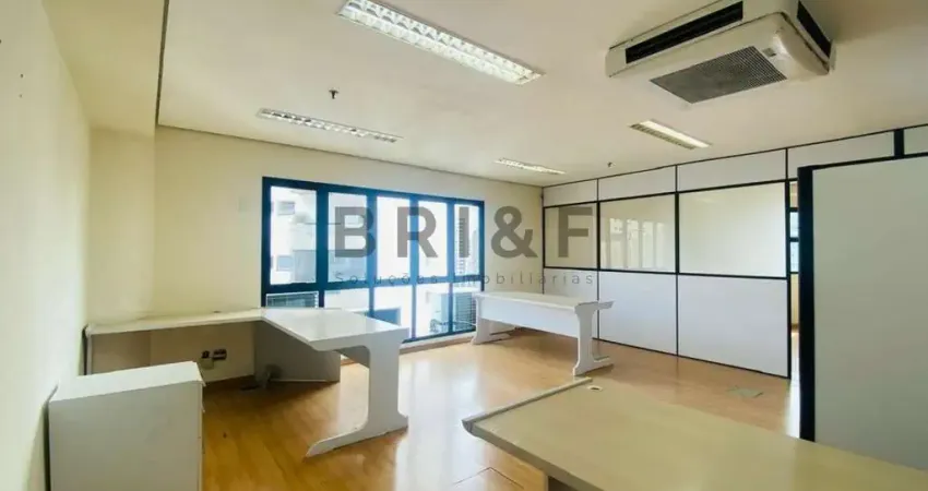 CONJUNTO COMERCIAL VENDA/LOCAÇÃO COM 3 SALAS BANHEIROS INTERNOS PORTARIA 24HS, 2 VAGAS 91M² .