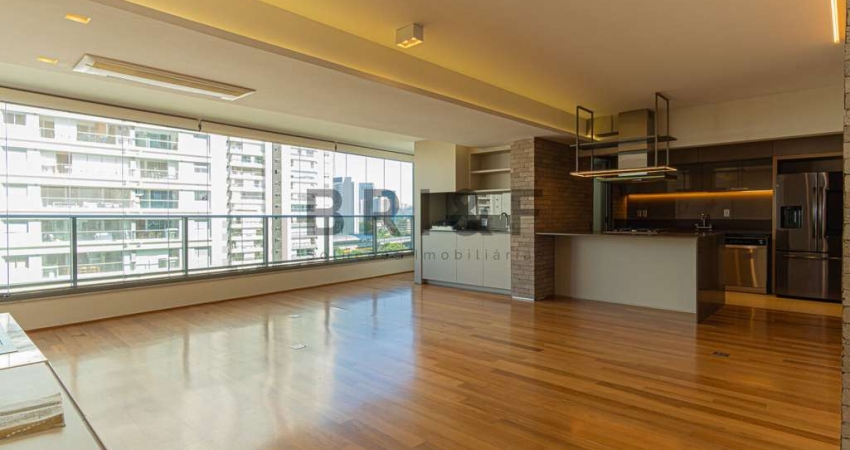 APARTAMENTO PARA VENDA E LOCAÇÃO HABITARTE 131 M², 2 SUÍTES, 2 VAGAS MOBILIADO - BROOKLIN