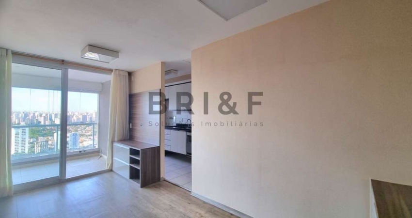Apartamento para locação com 1 dormitório, 1 vaga, 45m² - Brooklin, São Paulo