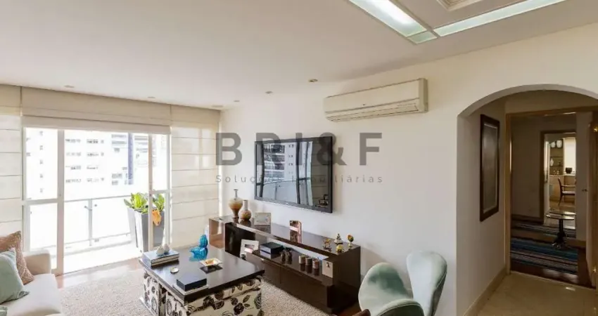 Apartamento para alugar com 3 dormitórios, 1 suíte, 3 vagas, mobiliado - 156 m2 - Moema