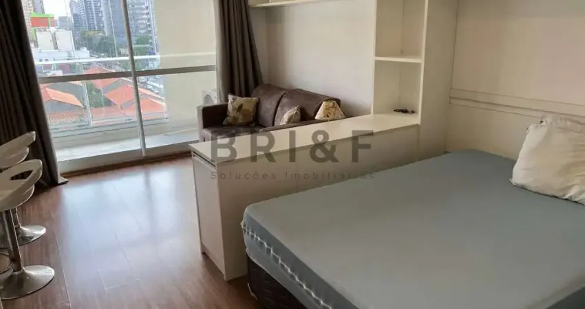 Apartamento à venda - 35m² - studio mobiliado - 1 vaga - Brooklin, ao lado do metrô Campo Belo