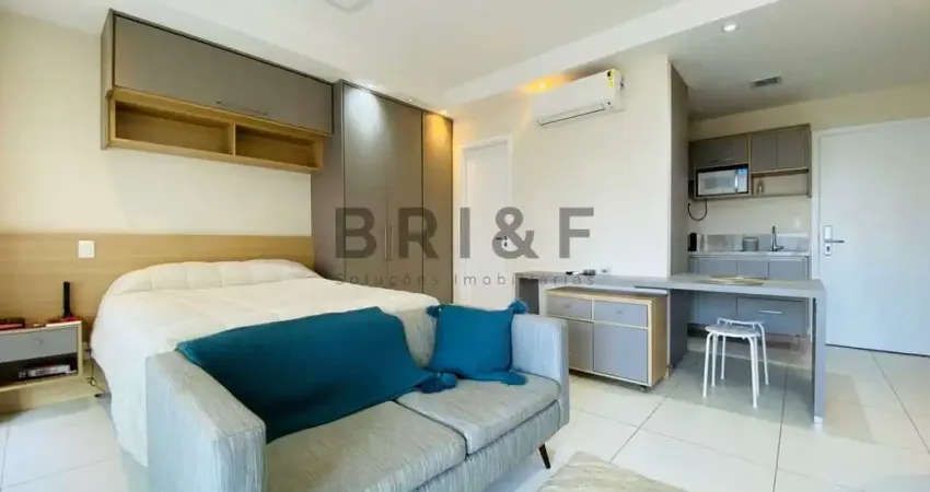 APARTAMENTO MOBILIADO NO BROOKLIN - VIVA COM CHARME E CONFORTO
