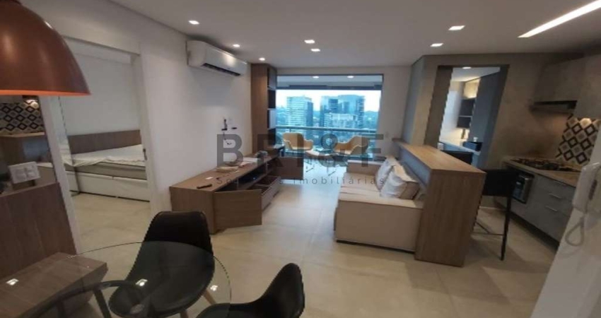Apartamento para alugar mobiliado - 53 m² - 1 dormitório (suíte), 1 vaga - Praça São Paulo
