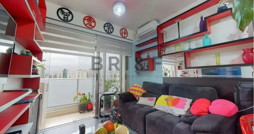 Apartamento mobiliado a venda na Chácara Sto. Antonio, 1 dormitório, 1 vaga
