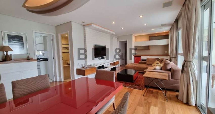 Apartamento para locação com 3 dormitórios, 3 vagas, 124m²- Brooklin- São Paulo