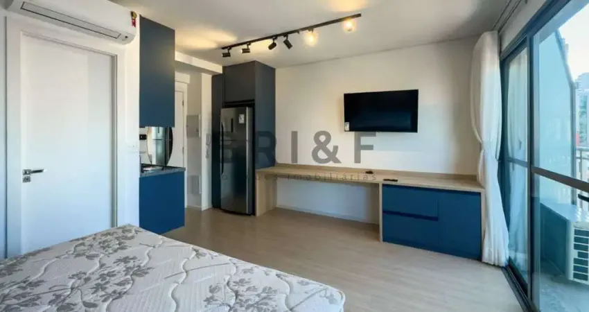 Apartamento studio com 1 dormitório, 27m²- Vila Nova Conceição- São Paulo