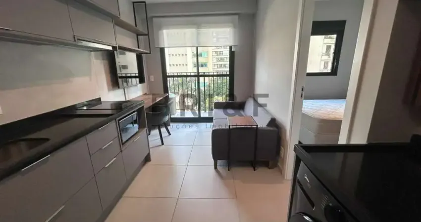 Apartamento para locação, mobiliado 27m² com quarto separado ao lado da estação Campo Belo do metrô.