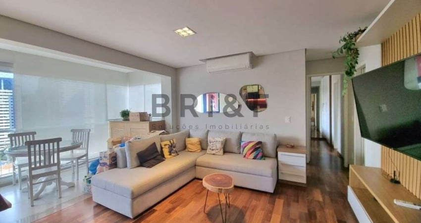 Apartamento para locação 2 dormitórios (1 suíte), 2 vagas, 64m² - Brooklin- São Paulo