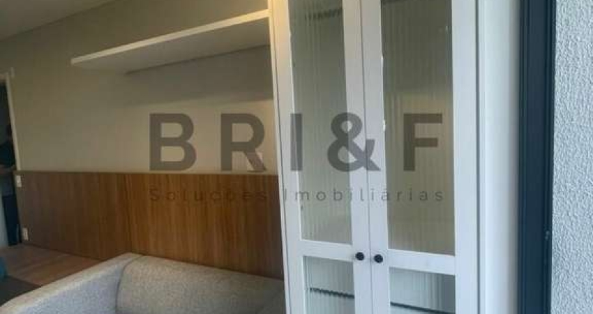 APARTAMENTO  PARA ALUGAR COM 25M², 1 DORMITÓRIO, MOBILIADO NO BROOKLIN