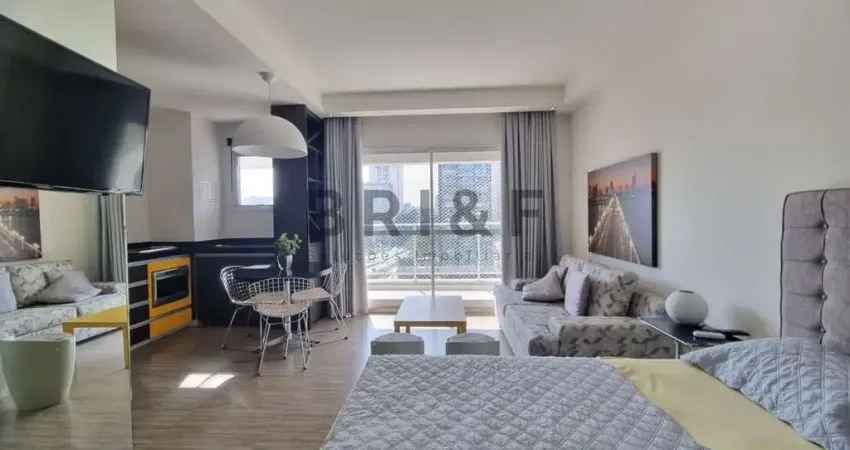 Apartamento para locação com 1 dormitório (studio), 1 vaga, 38m² - Brooklin - São Paulo