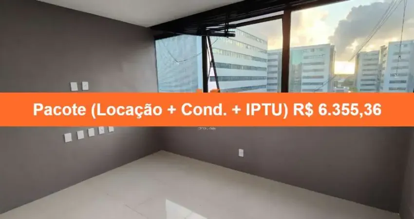 Excelente oportunidade de locação: sala comercial de 73m² na paralela, salvador-ba, com 2 salas, 1 banheiro e 2 vagas de garagem!