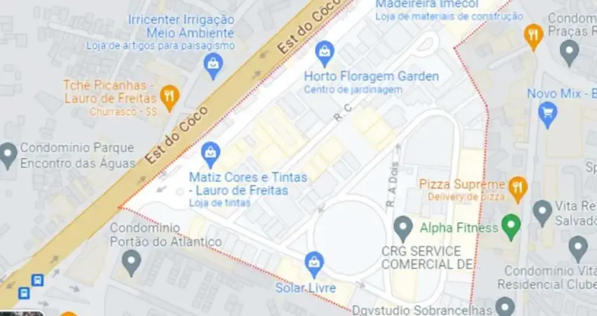 Terreno comercial de 1.750m² à venda em Vilas do Atlântico, Lauro de Freitas-BA!
