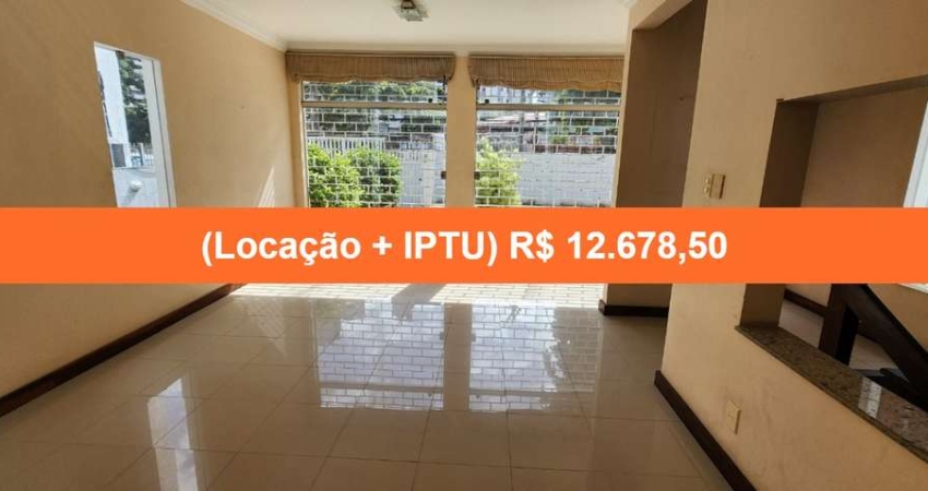 Casa comercial para locação na Pituba, Salvador-BA: 5 quartos, 3 suítes, 5 salas, 6 banheiros, 4 vagas, 421m². Venha conferir!