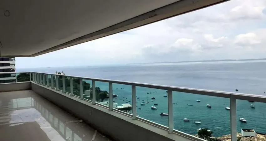 Apartamento na Barra: 4 quartos, 4 suítes, 2 salas, 6 banheiros, 4 vagas de garagem - 278m² - Salvador-BA