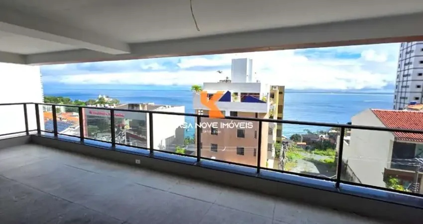 Apartamento de Luxo na Barra, Salvador-BA: 3 quartos, 3 suítes, 2 salas, 5 banheiros, 2 vagas de garagem - 155,62m².