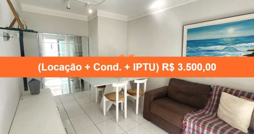 Apartamento para locação na Barra, Salvador-BA: 2 quartos, 1 sala, 1 banheiro, 1 vaga de garagem, 52m². Venha conferir!
