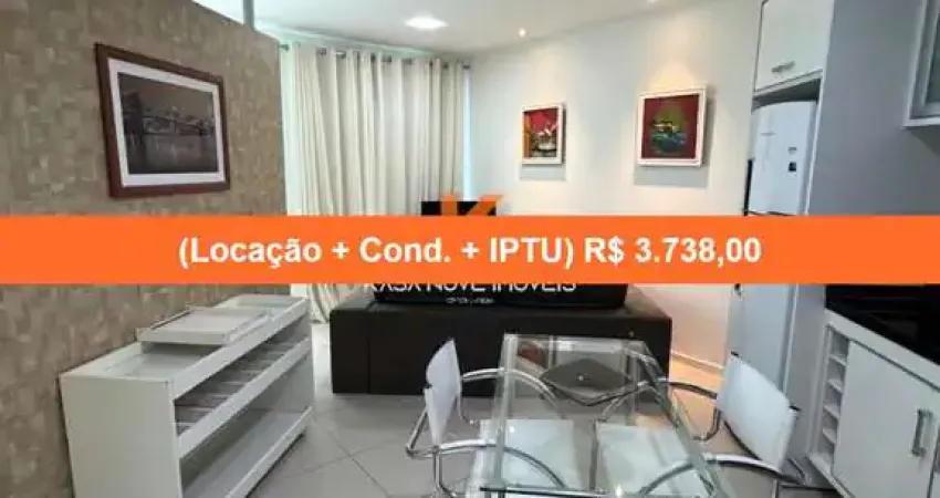 Apartamento para locação no coração de Salvador-BA, bairro Caminho das Árvores: 1 quarto, 1 sala, 1 banheiro, 1 vaga de garagem, 44,45 m² de área.