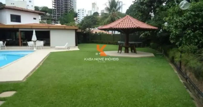 Casa de alto padrão em condomínio na Federação, Salvador-BA: 4 quartos, 4 suítes, 3 salas, 6 banheiros, 6 vagas, 700m².
