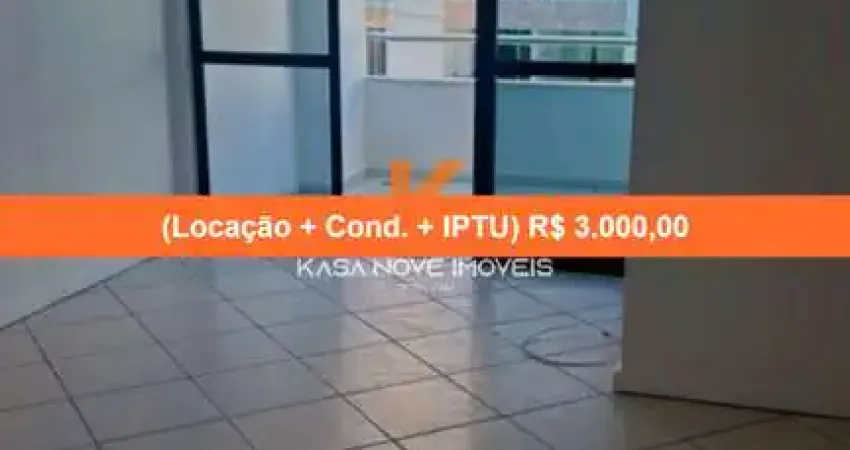 Apartamento para Locação no Rio Vermelho, Salvador-BA: 2 Quartos, 1 Suíte, 2 Salas, 3 Banheiros, 1 Vaga de Garagem!