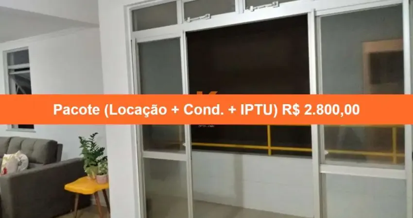 Apartamento para locação no costa azul, salvador-ba: 2 quartos, 1 suíte, 2 salas, 3 banheiros e vaga de garagem!