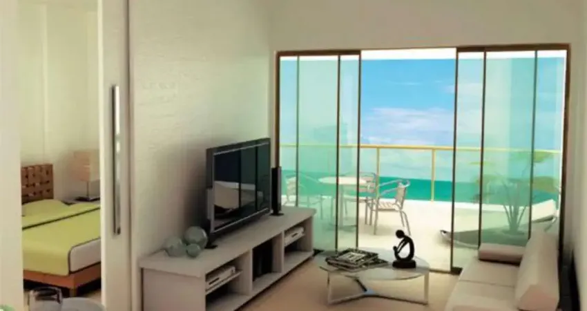 Apartamento à venda na Barra, Salvador-BA: 1 quarto, 1 suíte, 1 sala, 1 banheiro, 1 vaga de garagem, 51,33m².