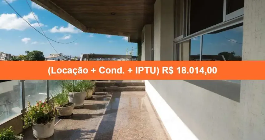 Aluguel de cobertura em Salvador-BA, Horto Florestal: 4 quartos, 4 suítes, 2 salas, 7 banheiros, 4 vagas, 800m²