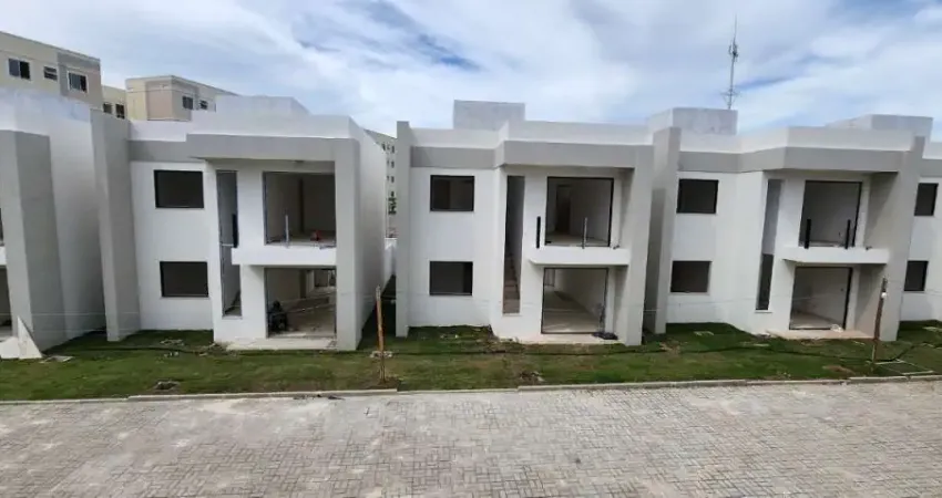 Casa de luxo em condomínio no bairro Abrantes em Camaçari-BA: 4 quartos, 4 suítes, 2 salas, 5 banheiros e 123,82 m².