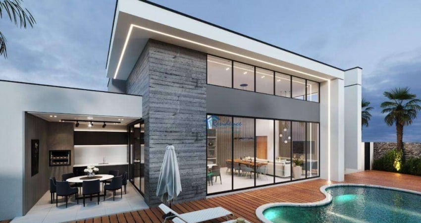 Casa com 3 suítes à venda, 220 m²  de construção - Jardim Bréscia - Indaiatuba/SP