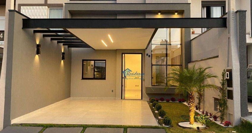 Casa com 3 dormitórios à venda, 125 m² por R$ 1.275.000,00 - Jardins do Império - Indaiatuba/SP