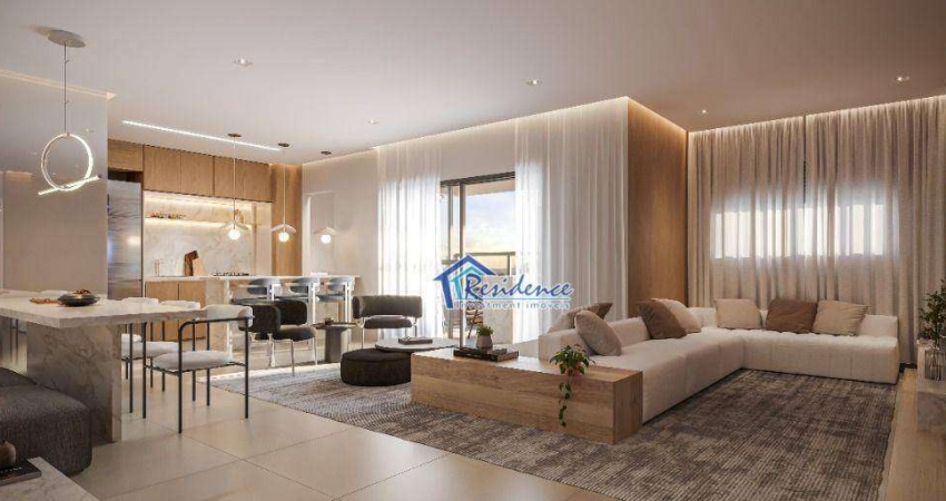 Apartamento com 3 dormitórios à venda, 120 m² por R$ 1.244.000,00 - Hélade - Indaiatuba/SP
