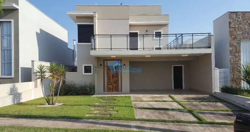 Sobrado com 3 dormitórios para alugar, 209 m² por R$ 6.505,39/mês - Condomínio Alto de Itaici - Ind