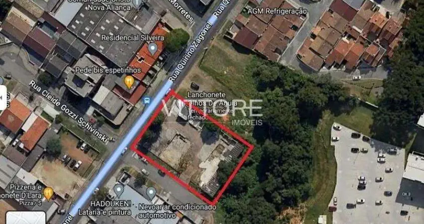 Terreno à venda na Rua Quirino Zagonel, 413, Itália, São José dos Pinhais