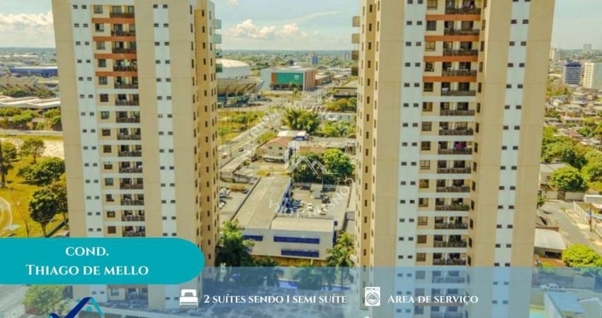 Cond. Thiago de Mello - Cond. Thiago de Melo - 02 Suítes 1 Semi Suíte C/ 110 M²