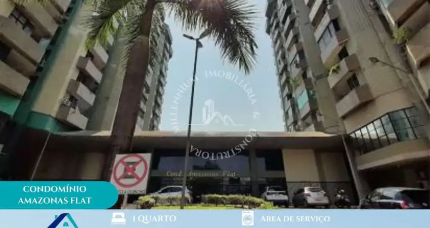 Condomínio amazonas flat 01 suíte, 60m², bairro: parque dez de novembro, manaus- am