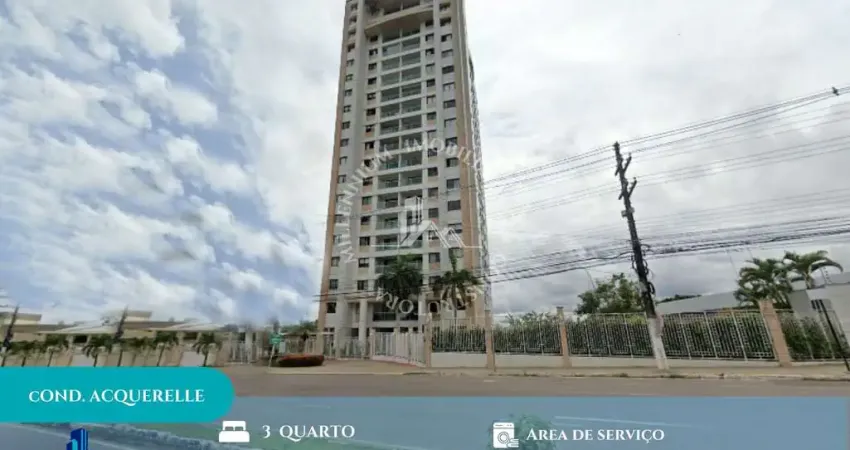 Condomínio acquarelle - condomínio acquarelle residencial, 3 qts sendo 1 suíte com 87m²