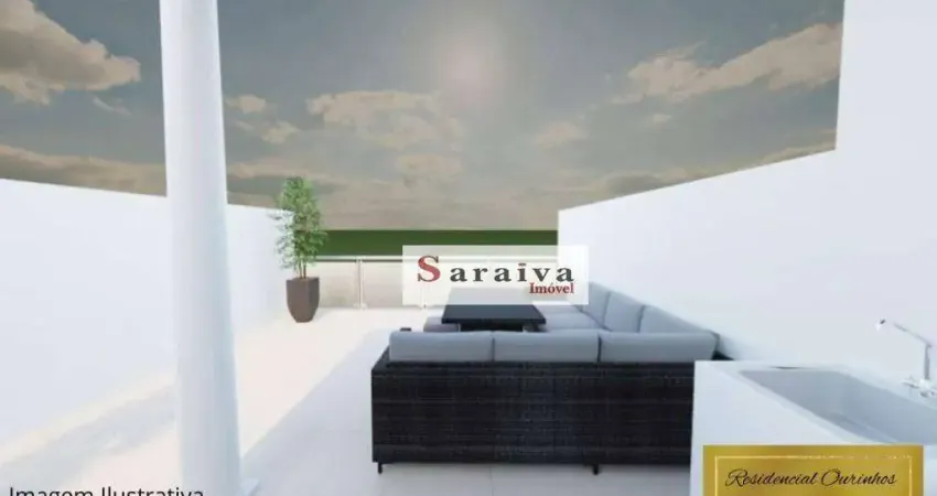 Cobertura com 2 dormitórios à venda, 84 m² por r$ 420.000,00 - jardim alvorada - santo andré/sp