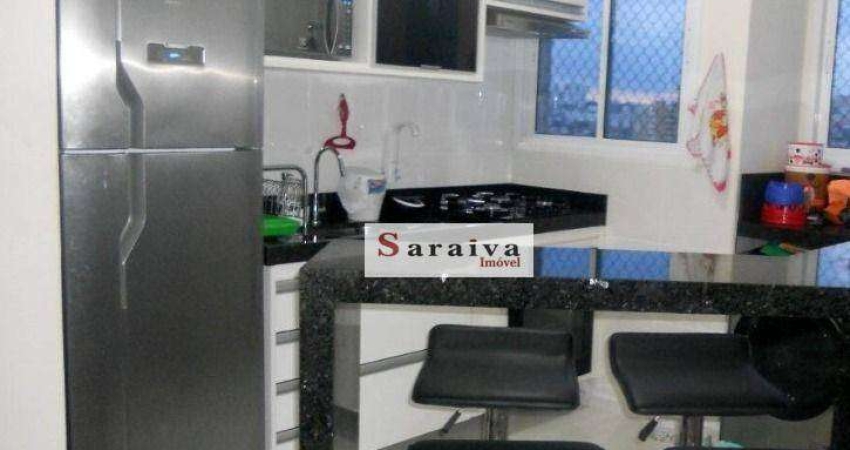 Apartamento com 2 dormitórios à venda, 49 m² por R$ 330.000,00 - Vila Palmares - Santo André/SP