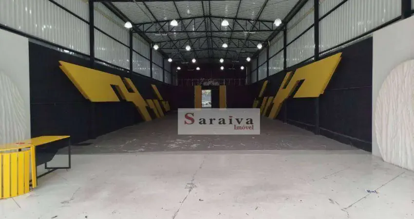 Galpão para alugar, 440 m² por r$ 13.600,00/mês - baeta neves - são bernardo do campo/sp