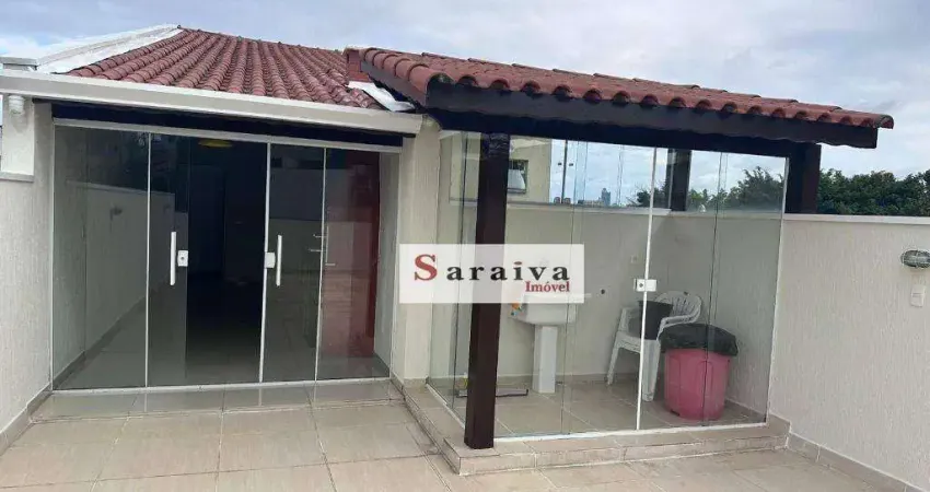 Cobertura com 3 dormitórios à venda, 166 m² por R$ 680.000,00 - Vila Scarpelli - Santo André/SP