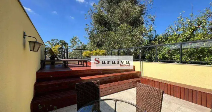 Cobertura com 3 dormitórios à venda, 194 m² por R$ 830.000 - Vila Lucinda - Santo André/SP